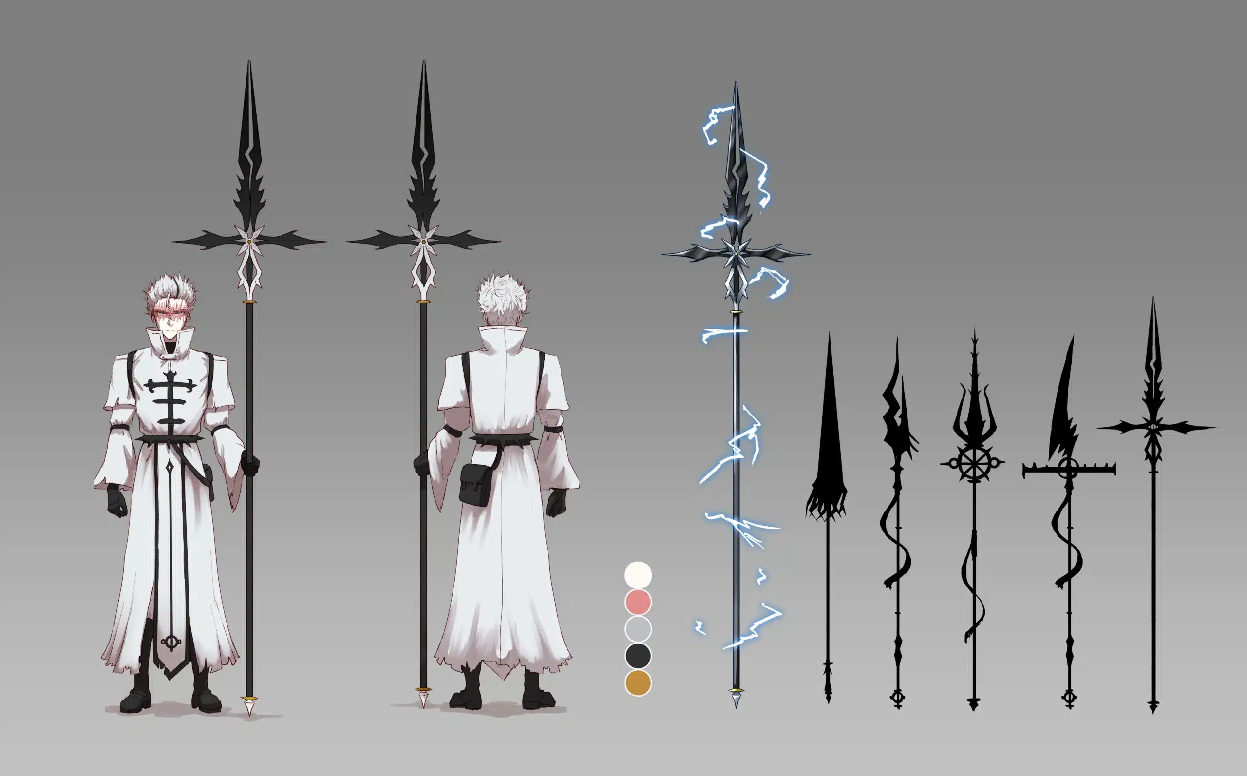 Définition d'une arme pour un personnage de manga